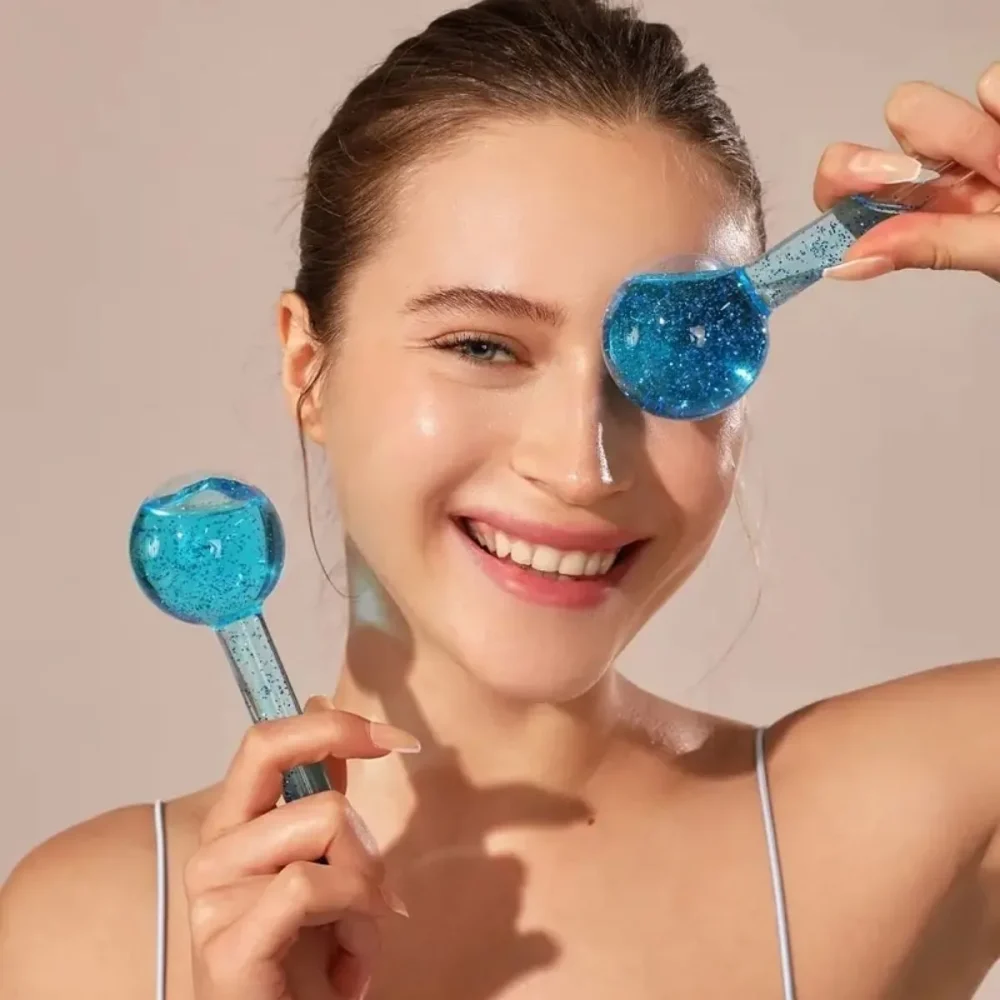 Buz Küre Yüz ve Göz Masaj Topu – Soğuk Terapi Cilt Bakım Küresi - Görsel 8