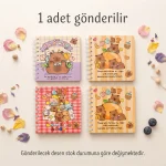 Capybara Desenli Not Defteri – Sevimli Kapibara Temalı Okul Defteri