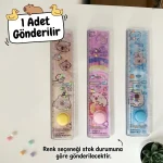 Capybara Oyunlu Cetvel – Bilyeli Oyunlu Kapibara Temalı Cetvel