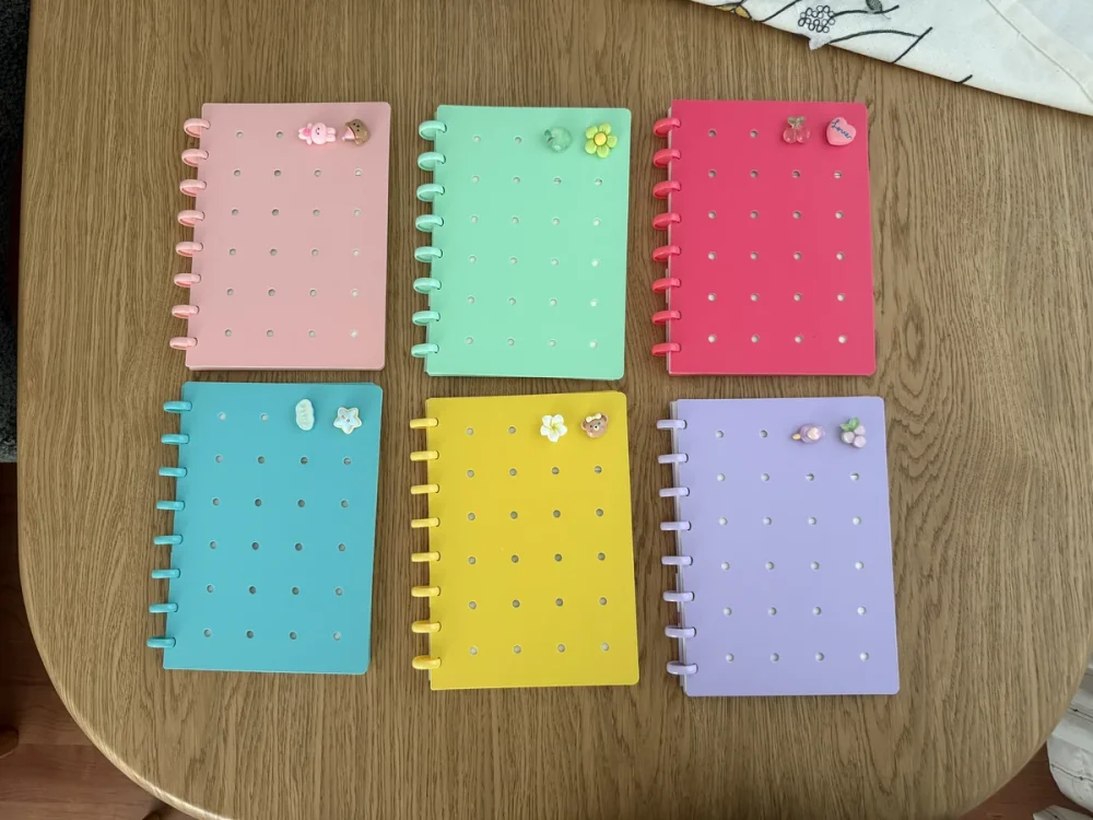 Crotus Delikli Defter – Disk Ciltli Renkli Planlayıcı Not Defteri - Görsel 7
