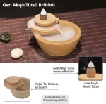 Değirmen Figürlü Geri Akış Tütsülük – Su Değirmeni Tasarımlı Şelale Tütsülük
