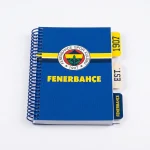 Fenerbahçe Lisanslı Bölmeli Spiralli Defter – Sarı Lacivert Taraftar Defteri - Görsel 4