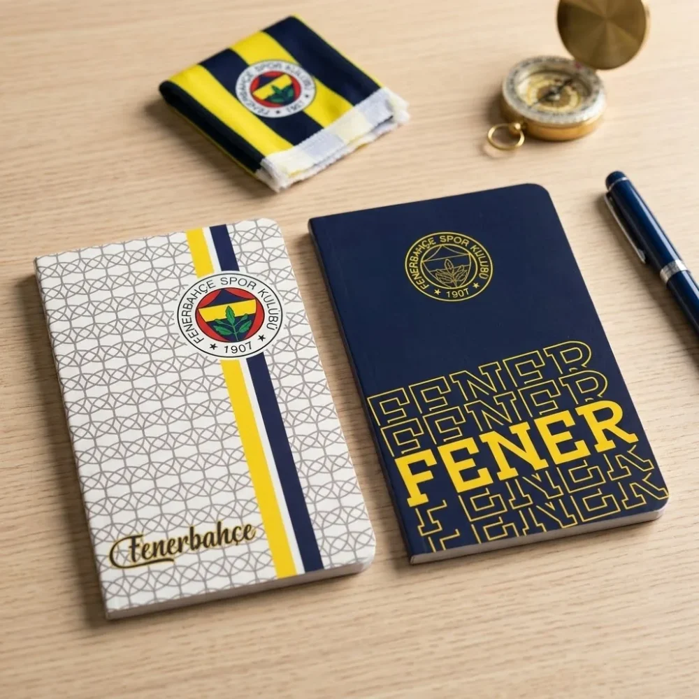 Fenerbahçe Lisanslı Dikişli Mini Not Defteri – Cep Boy Taraftar Defteri - Görsel 3