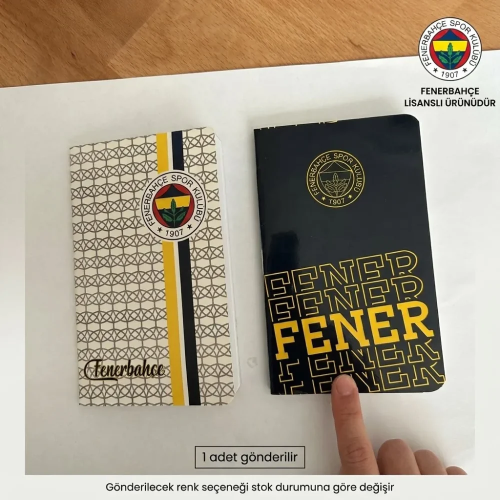 Fenerbahçe Lisanslı Dikişli Mini Not Defteri – Cep Boy Taraftar Defteri - Görsel 5