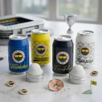 Fenerbahçe Lisanslı Kutu Kola Şeklinde Kalemtıraş ve Silgi – FB Taraftar Kırtasiye