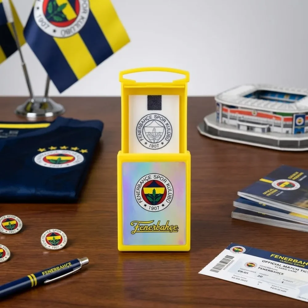 Fenerbahçe Lisanslı Sihirli Silgi – Kutulu Sarı Lacivert Taraftar Silgisi - Görsel 3