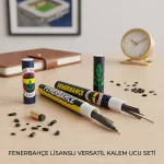 Fenerbahçe Lisanslı Versatil Kalem Ucu 0.7 mm – Sarı Lacivert Tüplü Yedek Uç - Görsel 2