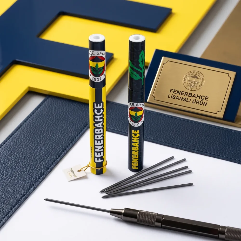 Fenerbahçe Lisanslı Versatil Kalem Ucu 0.7 mm – Sarı Lacivert Tüplü Yedek Uç - Görsel 3