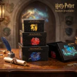 Harry Potter Lisanslı 3'lü Dekoratif Kutu Seti – Hogwarts Temalı Saklama Kutusu - Görsel 3