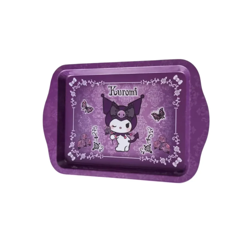 Kuromi Desenli Servis Tepsisi – Sanrio Kuromi Dekoratif Tepsi - Görsel 4
