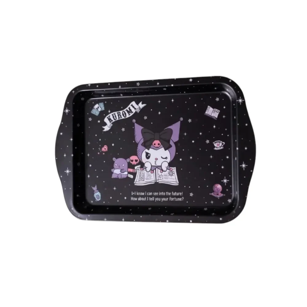 Kuromi Desenli Servis Tepsisi – Sanrio Kuromi Dekoratif Tepsi - Görsel 6