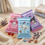 Kuromi Paket Islak Mendil – Sanrio Kuromi Desenli Cep Mendili