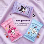 Kuromi Paket Islak Mendil – Sanrio Kuromi Desenli Cep Mendili - Görsel 4