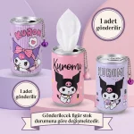 Kuromi Silindir Kutulu Islak Mendil – Sanrio Kuromi Tasarımlı - Görsel 3