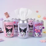 Kuromi Silindir Kutulu Islak Mendil – Sanrio Kuromi Tasarımlı - Görsel 4