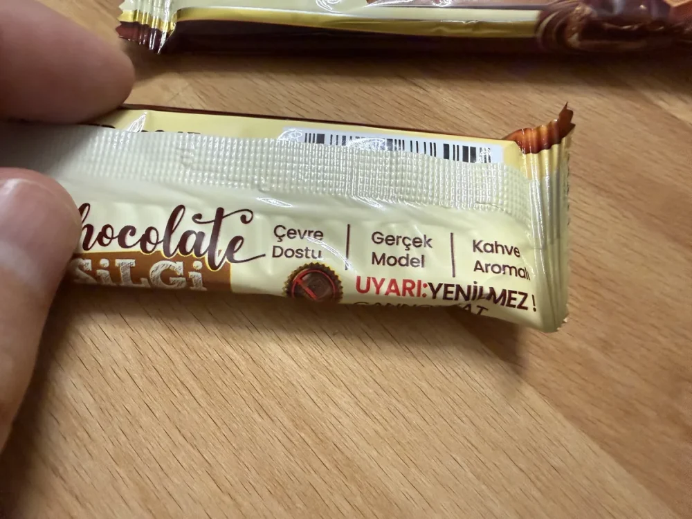 Paketli Çikolata Silgi – Çikolata Bar Görünümlü Eğlenceli Silgi - Görsel 9