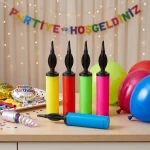Renkli Balon Pompası – El Tipi Pratik Balon Şişirme Pompası