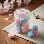 Sakura Kavanoz Silgi – Çiçek Şeklinde Mini Silgiler Kavanozda
