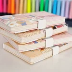 Sevimli Kediler Tasarımlı Patili Manyetik Klipsli Defter – Renkli Sayfalı Günlük - Görsel 2