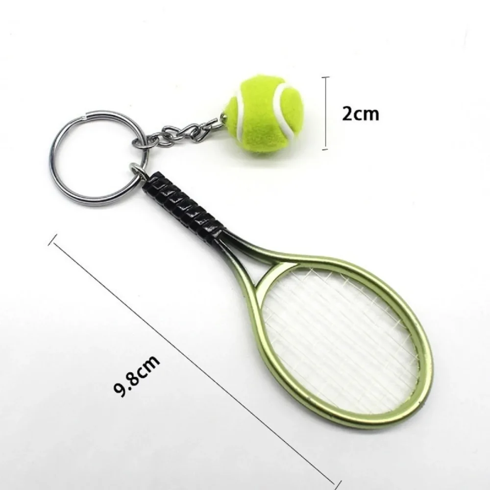 Tenis Raketi Anahtarlık – Mini Raket ve Toplu Sporcu Anahtarlığı - Görsel 3