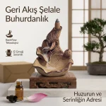 Zen Tarzı Şelale Geri Akış Tütsülük – Dekoratif Aromaterapi Tütsülüğü - Görsel 2